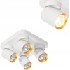 Lubinis šviestuvas Eko Light Milagro Lampa sufitowa reflektorki na rozecie Andy 4xGU10 Kwadrat ML9940