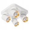 Lubinis šviestuvas Eko Light Milagro Lampa sufitowa reflektorki na rozecie Andy 4xGU10 Kwadrat ML9940