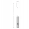 Eko Light Milagro pakabinamas šviestuvas ML0298, juodas