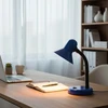 Eko Light Stalinė lempa Mentor nocna szkolna stołowa do czytan metal E27 Žydra