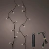 El. lauko girlianda LUMINEO DURACHARGE 100LED IP44 įkraunama 1500mAh šiltai balta 8rež 7,4m