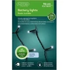 El. lauko girlianda LUMINEO DURAWISE BASIC TWINKLE, 96 LED IP44 šaltai baltos sp 8 rež, 3xAA, 7,1m