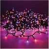 El. lauko girlianda LUMINEO Primary Tree, 750 LED, 3,6W, violetinės/oranžinės sp., 16 m