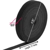 ELASTINĖ JUOSTOS 15 CM 10 M JUODŲ ŠIUKŠČIŲ POLIESTERINĖ LATEKSO RITE