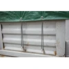 Elastinės gumos su kabliukais brezentams, 25 vnt., 6x20cm, BCH4-0620GY-B