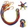 Bikuvalt Elastinės krovinių tvirtinimo virvutės SPIDER 8mm x 80cm (4 vnt,)