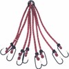 Bikuvalt Elastinės krovinių tvirtinimo virvutės SPIDER 8mm x 80cm (4 vnt,)