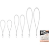 Elastinių juostų su kabliuku rinkinys PVC BUNGEE HOOK BCH3-04SET1WH-B