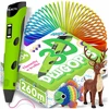 Electo 3D RAŠIKLIŲ RINKINYS VAIKAMS 3D SPAUSDINTUVAS + KASETĖS 260 METRU + ŠABLONAI
