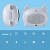 Electronica 4U Laikrodis budzik lampka nocna lampa LED kolorowa vaikams dziecka Kot Kotek