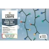 Elektrinė girlianda BUDGET BASIC, 200 LED, IP44, 3.6 W, įvairių spalvų, 12.95 m