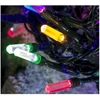Elektrinė girlianda DIAMOND, 120 LED, IP44, 32 V, 12.4 W, įvairių spalvų, 11.9 m