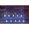 Elektrinė girlianda-užuolaida BULBS, 200 LED, IP20, 5 V, šaltai balta, 7.17 m