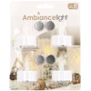 Elektrinė LED dekoracija LUMINEO Candle, baltos sp., elementai 2xC(neįeina), 7,5x12,5cm