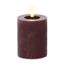 Elektrinė LED dekoracija LUMINEO Candle, žalios sp., elementai 2xAA (neįeina), 7,5x17,3 cm
