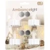 Elektrinė LED dekoracija LUMINEO Candle, baltos sp., elementai 2xC(neįeina), 7,5x12,5cm