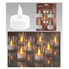 Elektrinė LED dekoracija LUMINEO ŽVAKĖ, IP20, t.violetinės sp., 2 x AAA (neįeina), 19 cm