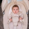 Elektrinis kūdikio supamasis gultukas Lorelli Storky rusvai gelsvas su „Bluetooth“ ir nuotolinio valdymo pulteliu