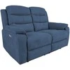 Sofa Home4you Elektrinis reglaineris MIMI , 2-vietis, mėlynas