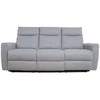 Sofa Home4You Elektrinis reglaineris MORA, 3-vietis, pilkas