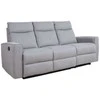 Sofa Home4You Elektrinis reglaineris MORA, 3-vietis, pilkas