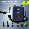 Elektrinė irklenčių pompa, SUP, pripučiamai valčiai, su 6 antgaliais, 12V automobilinė pompa, nešiojamas oro kompresorius