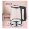 Elektrinis stiklinis virdulys HENSKE HHB8707, 1,7 L