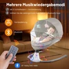Elektrinis supamasis čiuožytuvas, lopšys kūdikiams, supama kėdė su žaislais