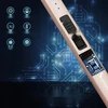 ELEKTRINIS žiebtuvėlis LANKAS BEDEGIS USB METAL AUKSAS