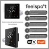 Elektroninis programuojamas termostatas Feelspot WTH22.16 NEW Juodas, WiFi, Tuya