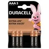 Elementai DURACELL AAA, 5 vnt