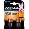 Elementai DURACELL OPTIMUM EXTRA LIFE, AAA, 4 vnt