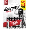 Elementai ENERGIZER Max , AA, LR03, 6 vnt