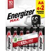 Elementai ENERGIZER Max , AA, LR03, 6 vnt
