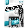 Elementai ENERGIZER Max Plus, AAA LR03, E92 BP4 CEE, 4 vnt