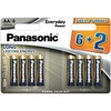 Elementai PANASONIC EVERYDAY POWER, LR6EPS/8B, AA, 6 + 2 vnt.