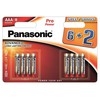 Elementai PANASONIC PRO POWER ALKALINE, LR03PPG/8B, AAA, 8 vnt.
