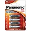 Elementai PANASONIC PRO POWER ALKALINE AA, 1,5V, 15A, LR6, 4 vnt.