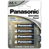Elementai PANASONIC PRO POWER ALKALINE AA, 1,5V, 15A, LR6, 4 vnt.