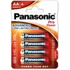 Elementai PANASONIC PRO POWER ALKALINE AAA, 1,5V, 24A, LR3, 4 vnt.