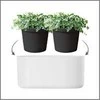 Elho Dekoratyvinis gėlių vazonas B.For Soft Duo L27cm W14cm H12.6cm plastikinis/žalias