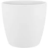 Elho Dekoratyvinis gėlių vazonas Brussels round mini D12.5cm H11.4cm plastikinis/baltas