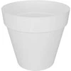 Elho Dekoratyvinis gėlių vazonas Loft Urban Round D20cm H17.7cm plastikinis/baltas