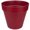 Elho Dekoratyvinis gėlių vazonas Loft Urban Round D20cm H17.7cm plastik./t.raudonas