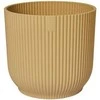 Elho Dekoratyvinis gėlių vazonas Vibes Fold Round Ø14cm H12.9cm plast./šv.geltonas