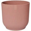 Elho Dekoratyvinis gėlių vazonas Vibes Fold Round Ø14cm H12.9cm plastik./šv.rožinis