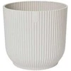 Elho Dekoratyvinis gėlių vazonas Vibes Fold Round Ø14cm H12.9cm plastikinis/šv.pilkas