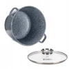Elitehoff Aukšto granito katilas, STIKLINIS dangtelis, 32 cm. 15 litrų