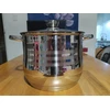 Elitehoff Didelis nerūdijančio plieno puodas 11,2l, 26x21cm, indukcija, dujos