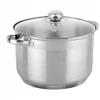 Elitehoff Didelis puodas su plieniniu dangteliu, stikliniu dangteliu, INDUKCIJA 28 cm. 10,1 l